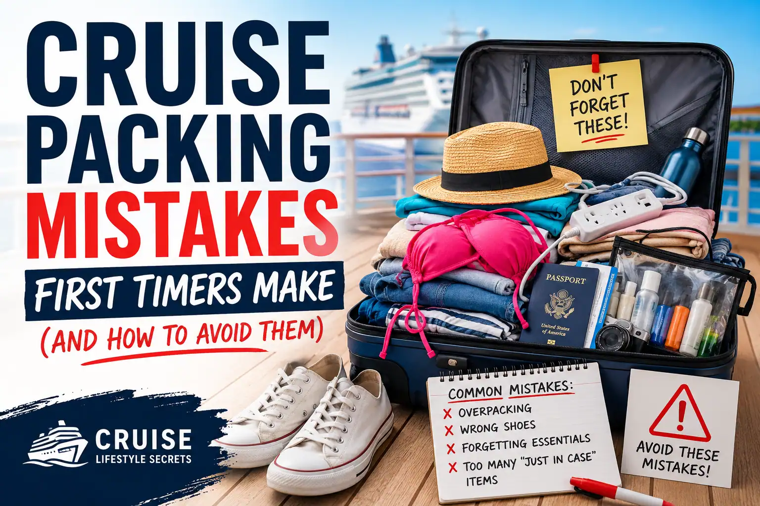 Cruise packing mistakes first timers make