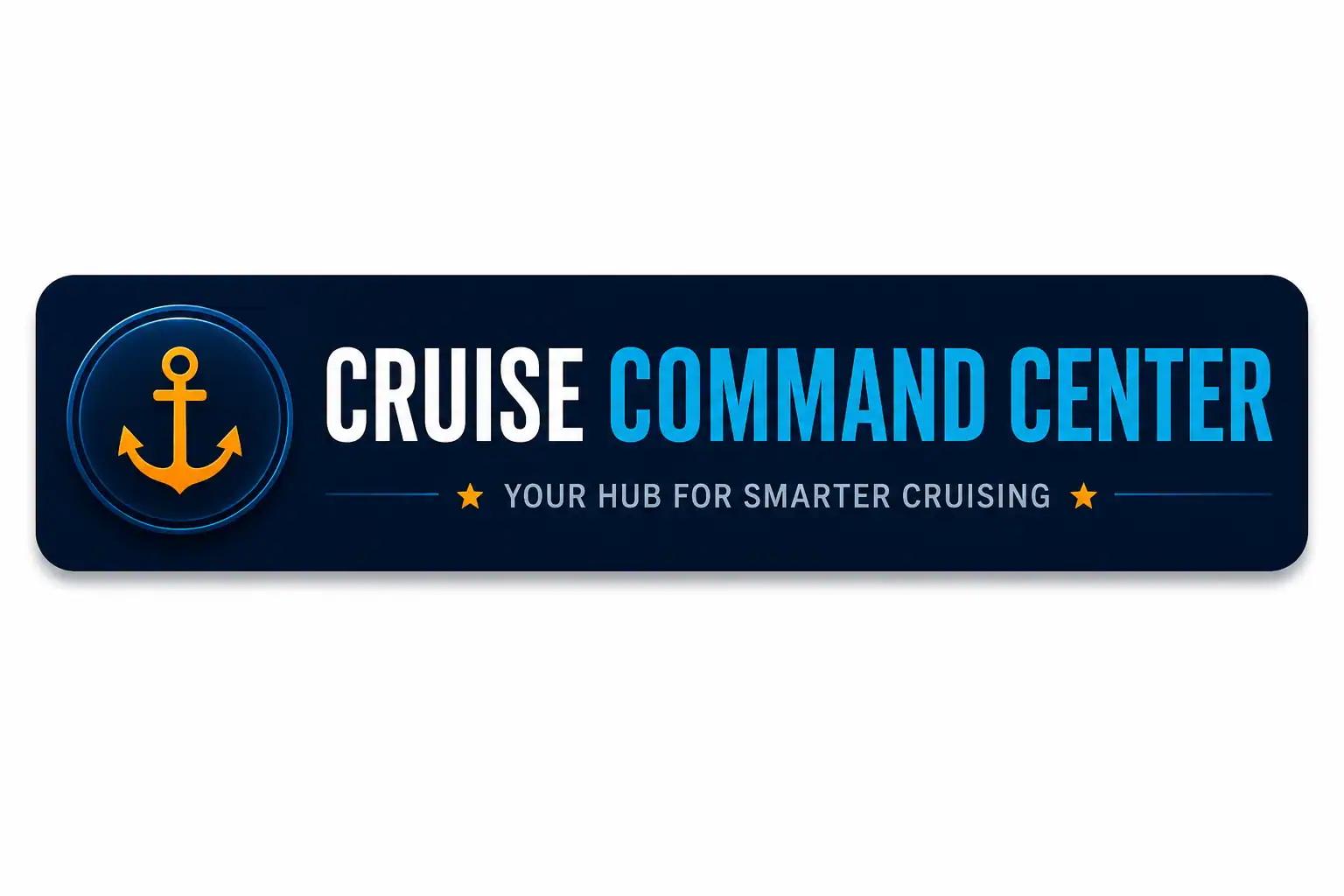 Cruise Command Center header banner with anchor icon for Cruise Lifestyle Secrets planning tools and resources