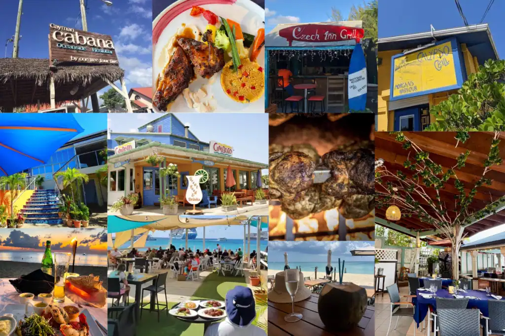 Restaurants and dining near the Grand Cayman cruise port in George Town